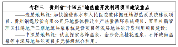 地大熱能：貴州新能源發(fā)展“十四五”規(guī)劃地熱投資超100億！